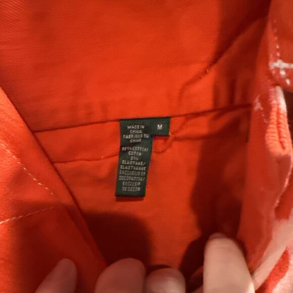 VERY SPECIAL polo ralph lauren red jacket Ft. Power puff Girls OOAK Size medium - Picture 5 of 10